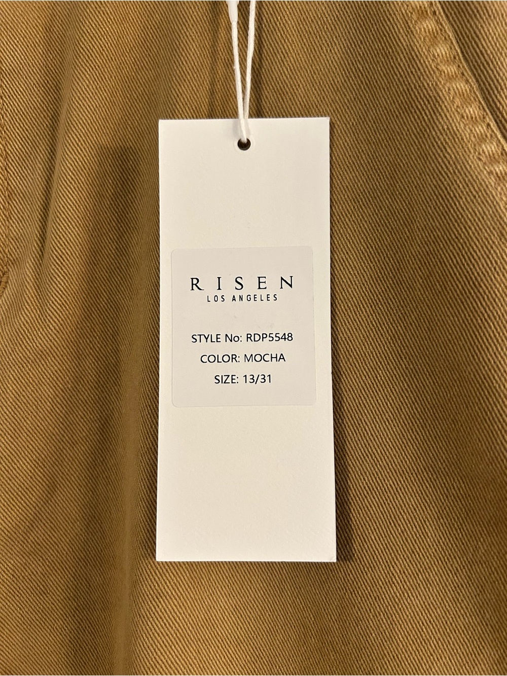 Women’s Risen brand Cargo Pants in Cocoa - Classic Workwear Style - Picture 2 of 9